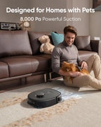 eufy X10 Pro Omni Robot Vacuum + 6-Pack Large Capacity Dust Bags