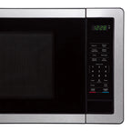 Magic Chef 1.6 Cu. ft. 1100W Countertop Microwave Oven with Push-Button Door in Black, New