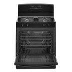 Amana? AGR6303MMB - Range Gas 30" 5.1 Cu. ft Oven with Bake Assist - Weight: 135 pounds- Depth: 27.2��- Height: 46.25��- Width: 29.08��