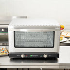 Hi Tek Stainless Steel Half Size Countertop Convection Oven - 120V, 1600W - 1.5 cu ft - 1 count box