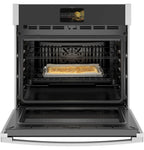 Ge Profile Pts7000 Profile 30" Wide 5 Cu. Ft. Single Electric Oven - Stainless Steel