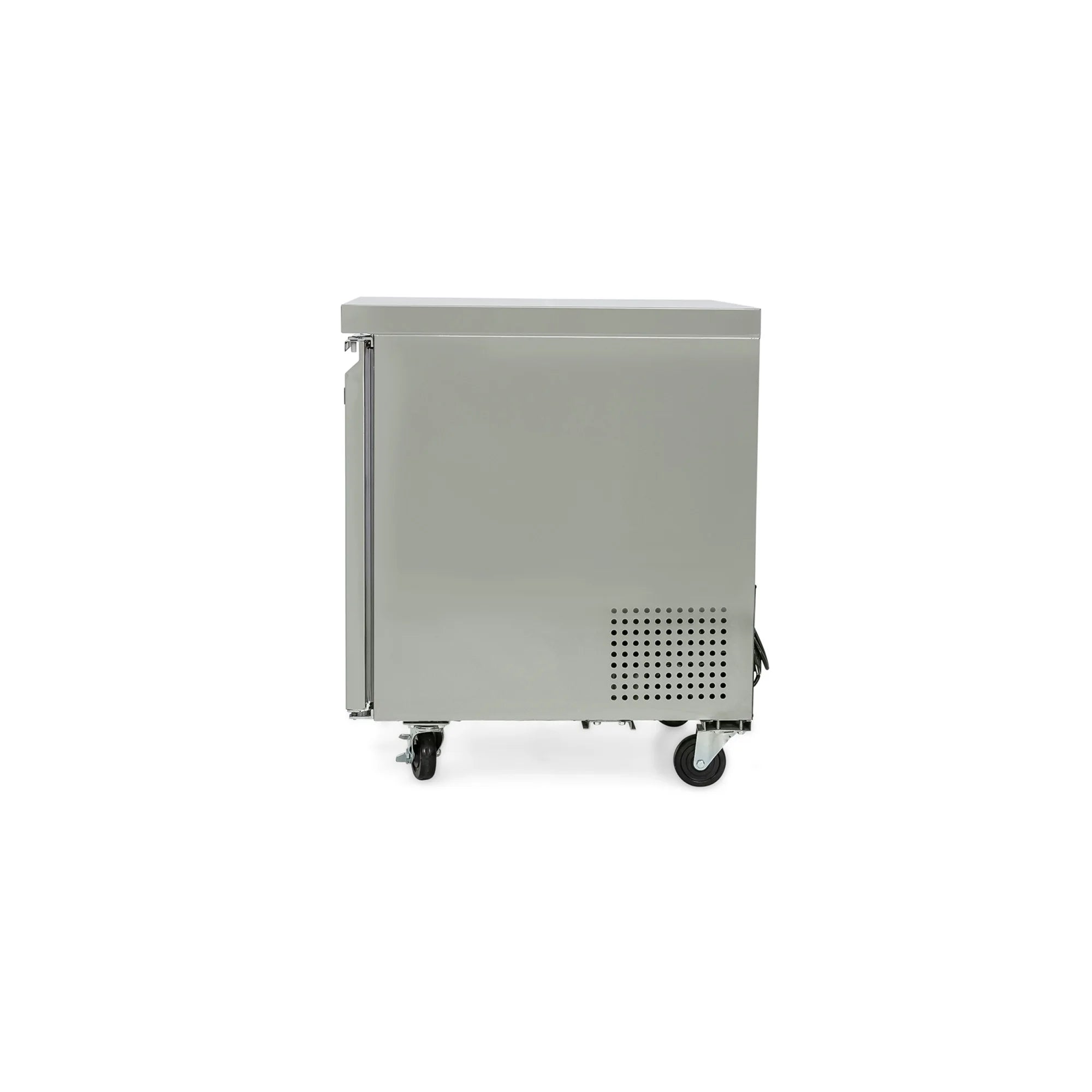 Norpole 6 cu. ft. Commercial Under Counter Upright Freezer in Stainless Steel in Stainless Steel