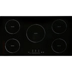 KFFKFF 5 Burners Ceramic Glass Stove Top Touch Control 36 inch Electric Cooktop