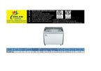 Cooler Depot 39 In. 6.7 Cu.ft Ice Cream Freezer XS-260YXL, NSF Certified