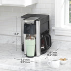 Hamilton Beach FlexBrew Advanced 5-in-1 Coffee Maker, Removable Dual-Position 60 oz. Water Reservoir, 49927