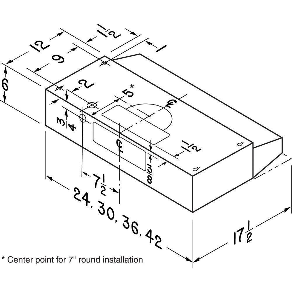 Broan F402411 hoods/ventilation|under cabinet
