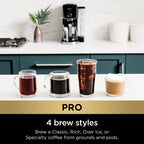 Ninja Drip Coffee Maker With K Cup Combo, DualBrew Pro Specialty Coffee System, Coffee Machine Compatible with K-Cup Pods, 12 Cup Single Serve Coffee Makers with Paper Filter, CFP301 Frother? F