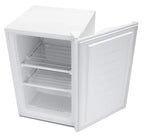 KNDKO 3.2Cu.ft Upright Freezer, Compact Freezer with Removable Shelves, Adjustable Thermostat for Home/Kitchen/Office, Black