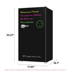 Frigidaire 3.2 Cu Ft Retro Dry Erase Compact Fridge, (EFR331-BLACK), Black