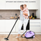 Costway 2000W Heavy Duty Steam Cleaner Mop Multi-Purpose W/19 Accessories Blue
