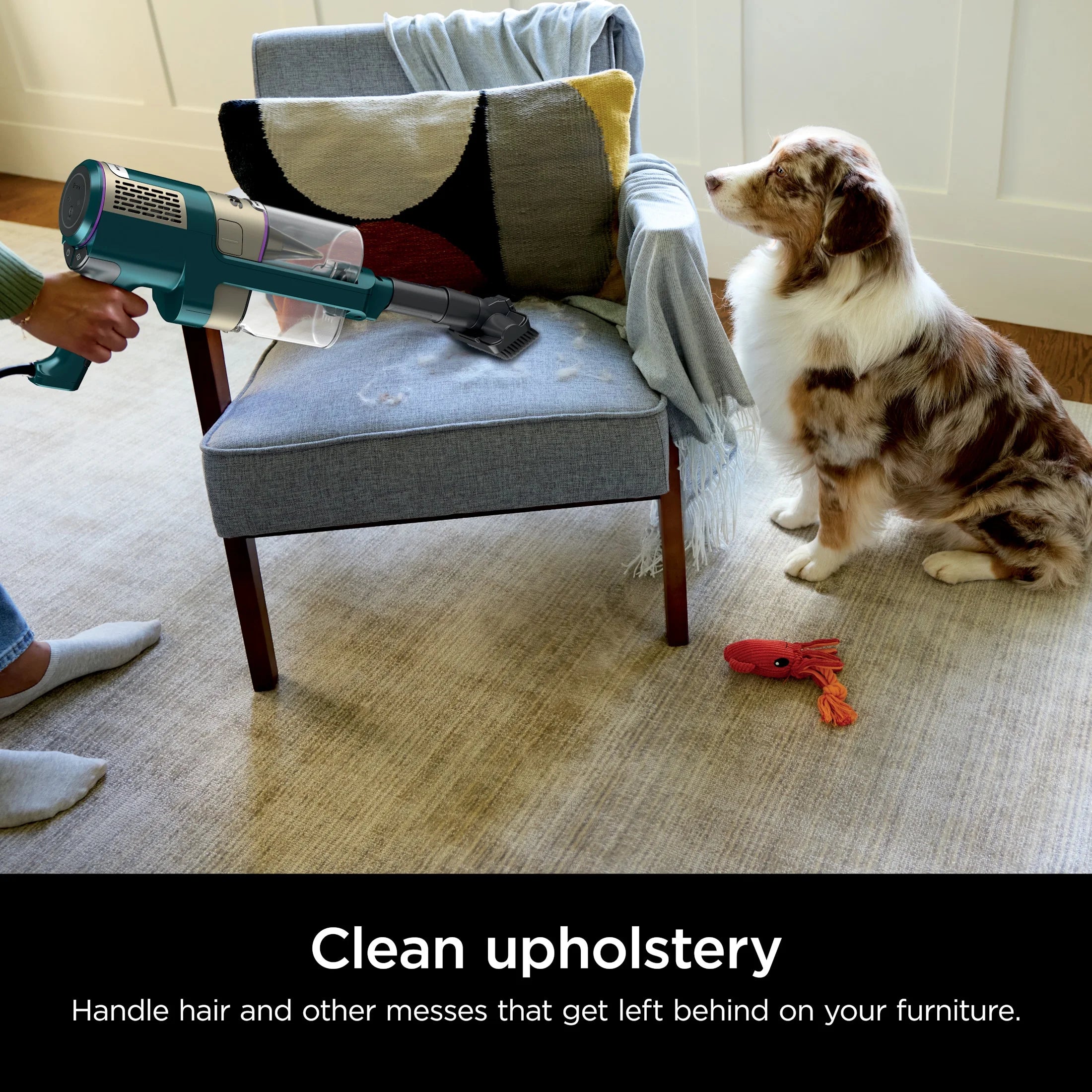 Shark POWERDETECT Corded Stick Vacuum, DuoClean & Odor Neutralizer Technology