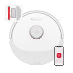 Roborock Q8 Max Robot Vacuum and Mop with Obstacle Avoidance, LiDAR Navigation, 5500Pa Suction Power, and App Control(White)