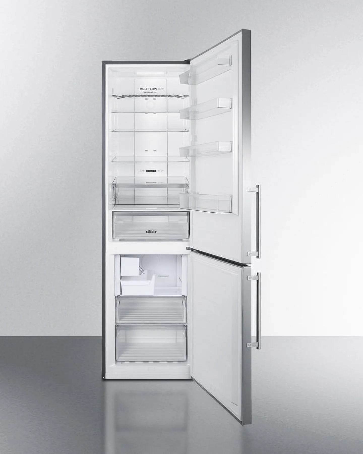 24" Wide Bottom Freezer Refrigerator With Icemaker, RHD