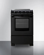 20" Wide Electric Smooth-Top Range