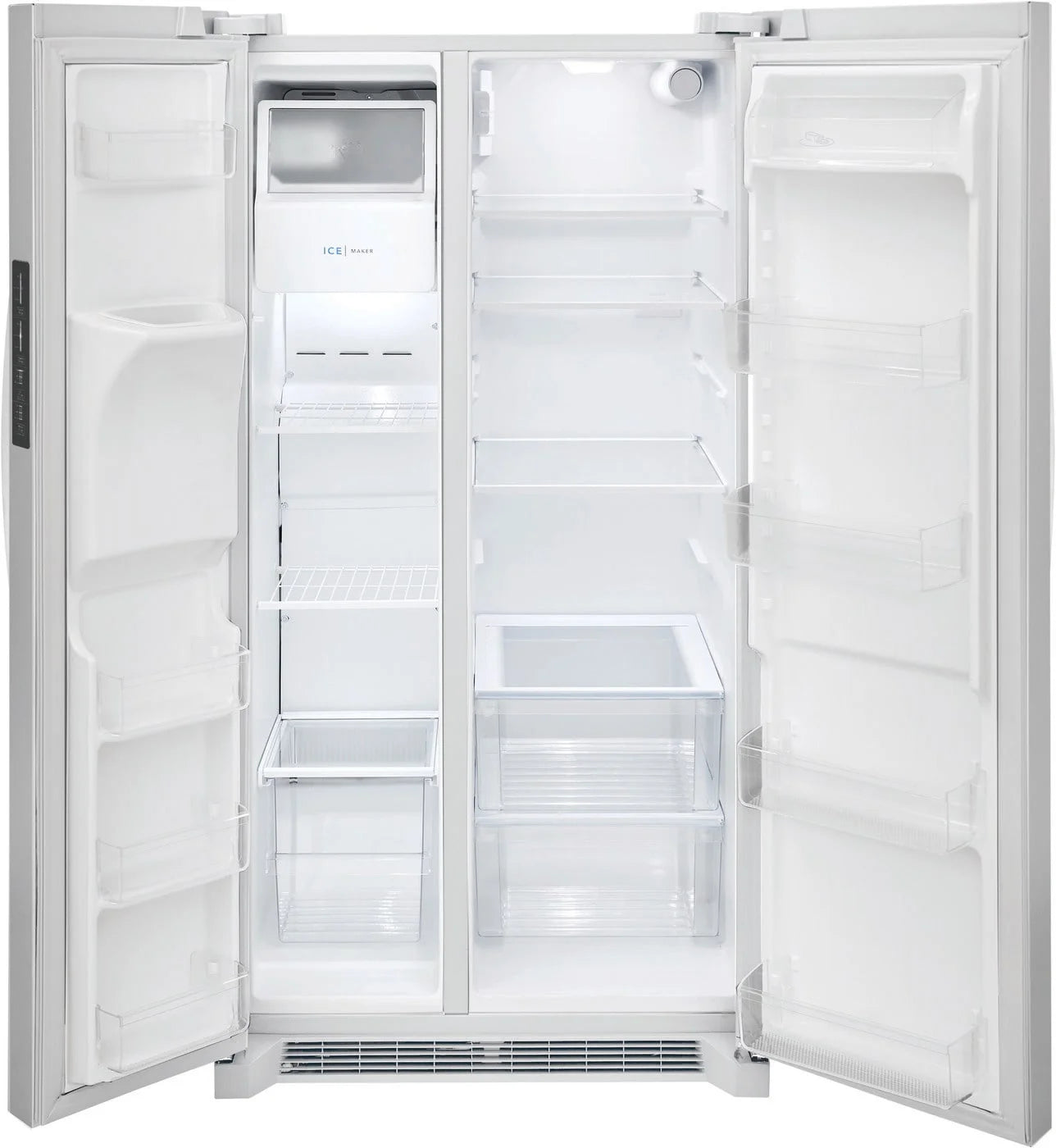 Frigidaire FRSS2623AW 26 Cu. Ft. 36'' Standard Depth Side-by-Side Refrigerator, White