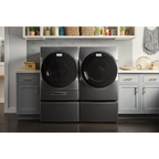 Whirlpool 5.0 cu ft High-Efficiency White Front Load Washing Machine with Load & Go(TM) XL Dispenser