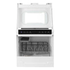 Compact Dishwasher, 18.11in Width with 4-6 Place Settings, 5 Wash Modes and Disinfection Function, Ideal for Apartments and RVs
