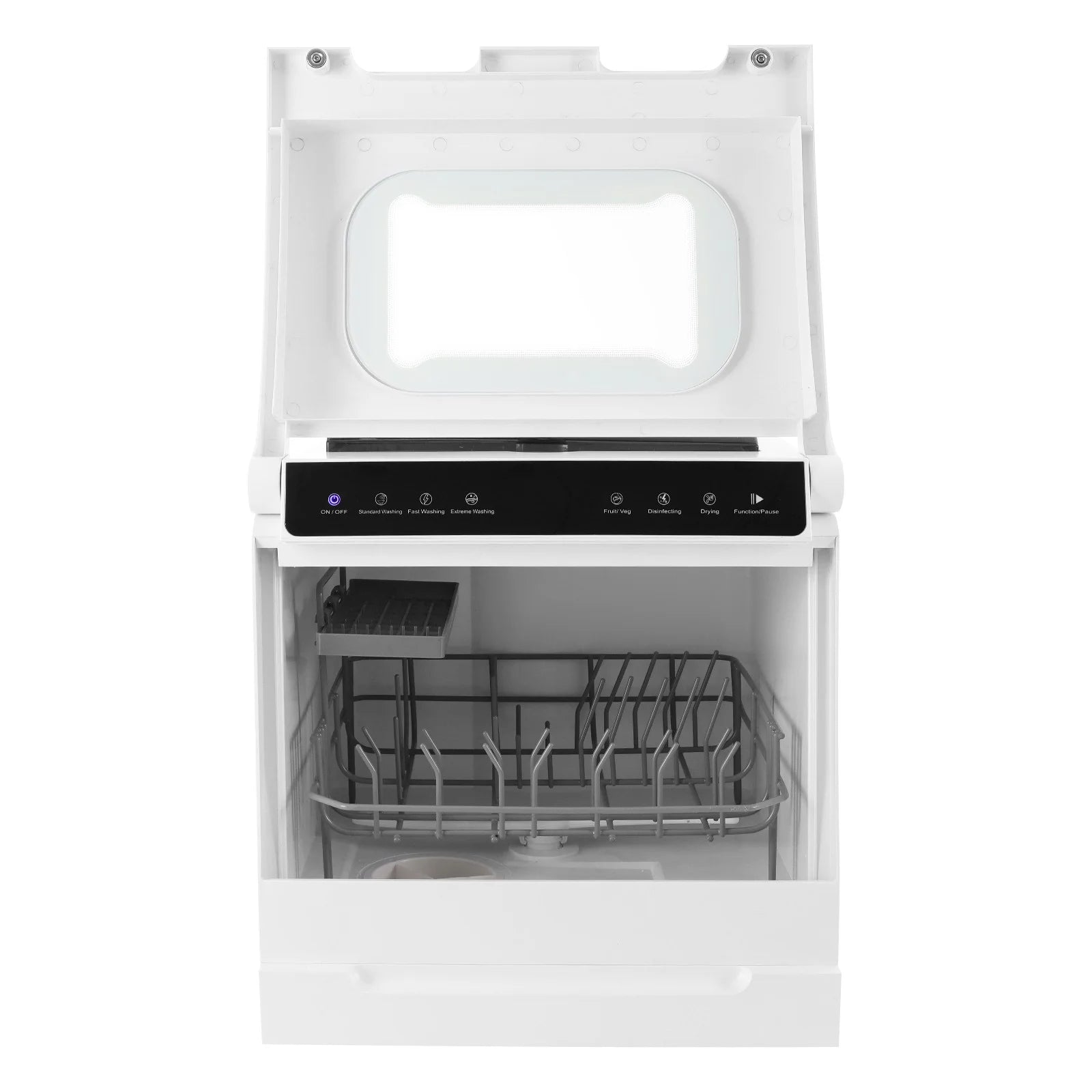 Compact Dishwasher, 18.11in Width with 4-6 Place Settings, 5 Wash Modes and Disinfection Function, Ideal for Apartments and RVs