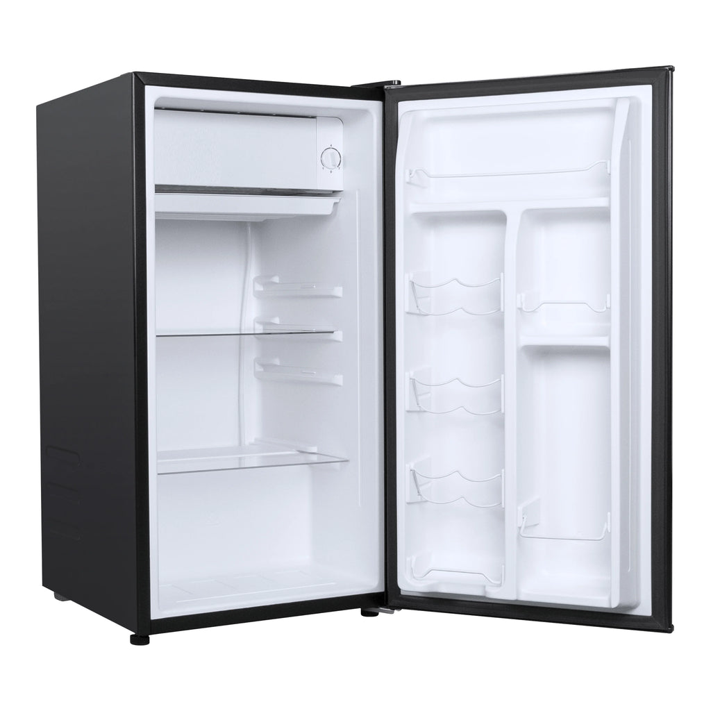(3 pack) Galanz 3.3 Cu ft One Door Mini Fridge, Black Estar, New