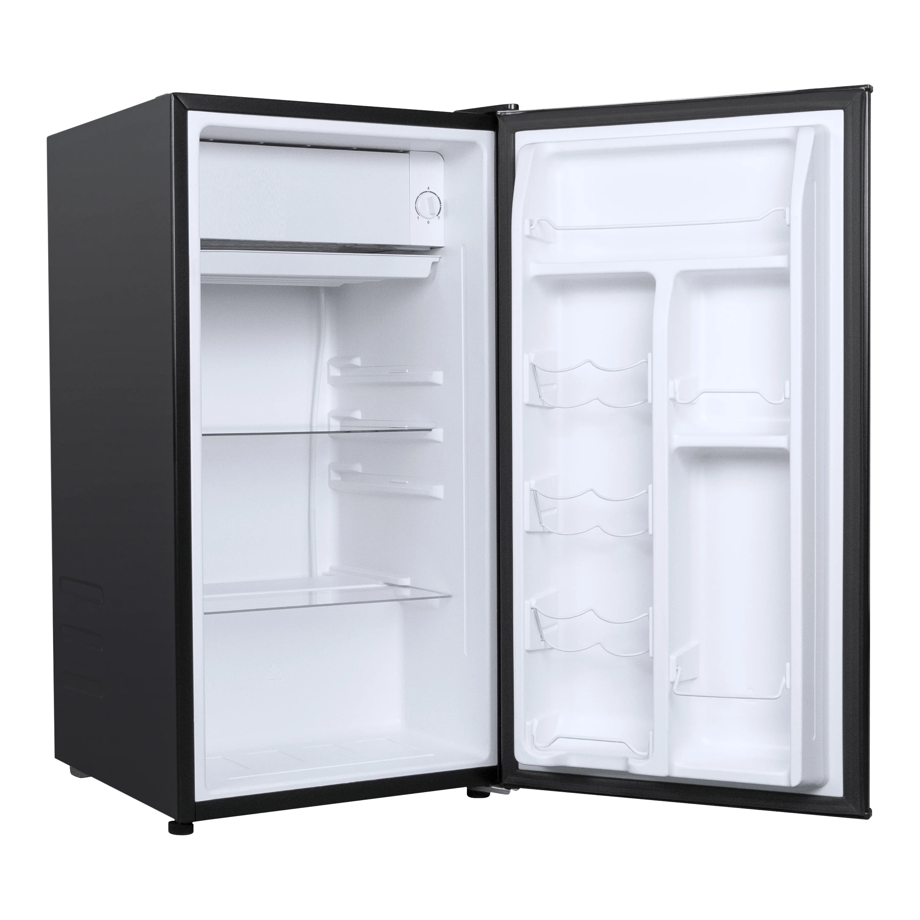 (3 pack) Galanz 3.3 Cu ft One Door Mini Fridge, Black Estar, New