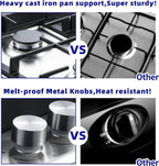 30 inch Gas Cooktop Gas Stove Top w/ 5 High Efficiency Burner Bulit-in Stainless Steel Gas Stoves for Kitchen NG/LPG Convertible Thermocouple Protection
