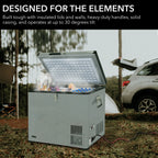 Whynter 45-Quart Portable Freezer, Stainless Steel