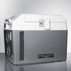 Portable Refrigerator/Freezer, Gray with Lock