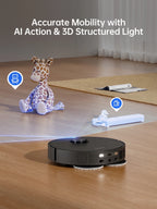 Dreame X30 Ultra Robot Vacuum, 8300Pa Suction, Self Cleaning with 140��F Water, Liftable Mop