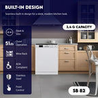 Equator Europe 24" Built in 14 place Dishwasher in Stainless
