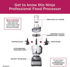 Restored Ninja Professional Plus Refurbished 9 Cup Food Processor, Silver (Refurbished)