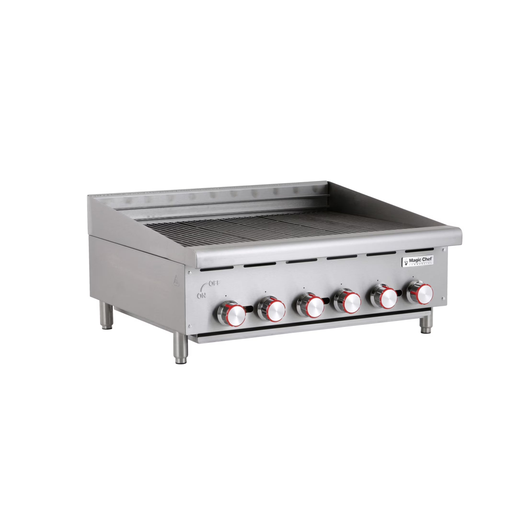 Magic Chef Commercial 36 in. Commercial Countertop Radiant Char Broiler in Stainless Steel