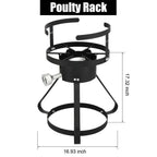 30QT Turkey Deep Fryer Baskets & Stand, Aluminum Fryer Pot w/ 54000BTU Propane Burner, Thermometer, Marinade Injector, Turkey Rack & Rack Lifter, for Outdoor Cooking