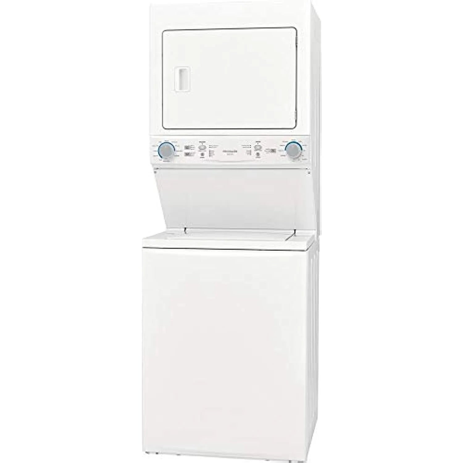 Frigidaire FLCG7522AW 27" Gas Laundry Center with 3.9 cu. ft. Washer Capacity, 5.6 cu. ft. Dry Capacity, 10 Wash Cycles, 10 Dry Cycles, in White