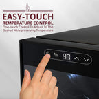 Schmecke 24-Bottle Freestanding Wine Cooler - Black