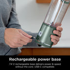 Ninja Blast Portable Blender, Cordless, 18oz. Vessel, Personal Blender for Shakes & Smoothies, BPA Free, Leakproof Lid & Sip Spout, USB-C Rechargeable, Dishwasher Safe Parts, Metallic Purple,