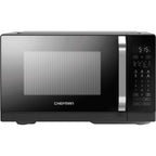 Chefman Microcrisp 1.1 cu. ft. Countertop Microwave Oven + Crisper, 1800 Watts - Black
