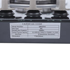30"Gas Cooktop 5 Burners Gas Stove Cooktop NG Gas Stove Black for Kitchen