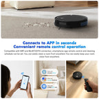 ROBOEVO Robot Vacuum Cleaner 2 in 1 Vacuum and Mop Combo 3500Pa, with Alexa/ Wifi Control