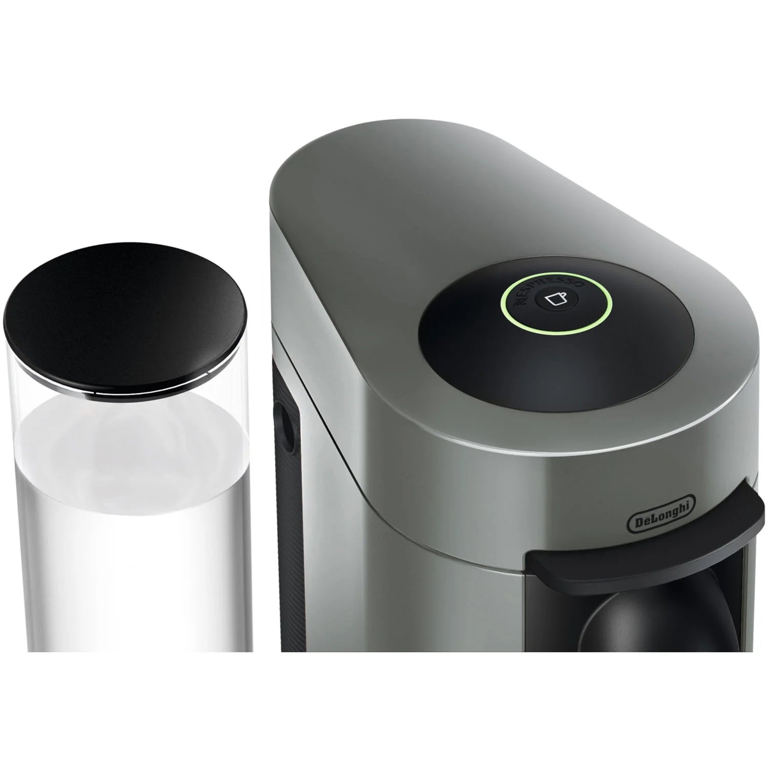 Nespresso New Vertuo Plus Coffee and Espresso Machine by De'Longhi with Aerocinno, Gray, Single-Serve Brewers