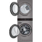 LG WKE100HVA 4.5/7.4 Cu. Ft. Smart Front Load WashTower - Graphite Steel