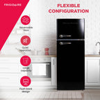 Frigidaire, 7.5 Cu. ft. Top Mount Retro Refrigerator, Black