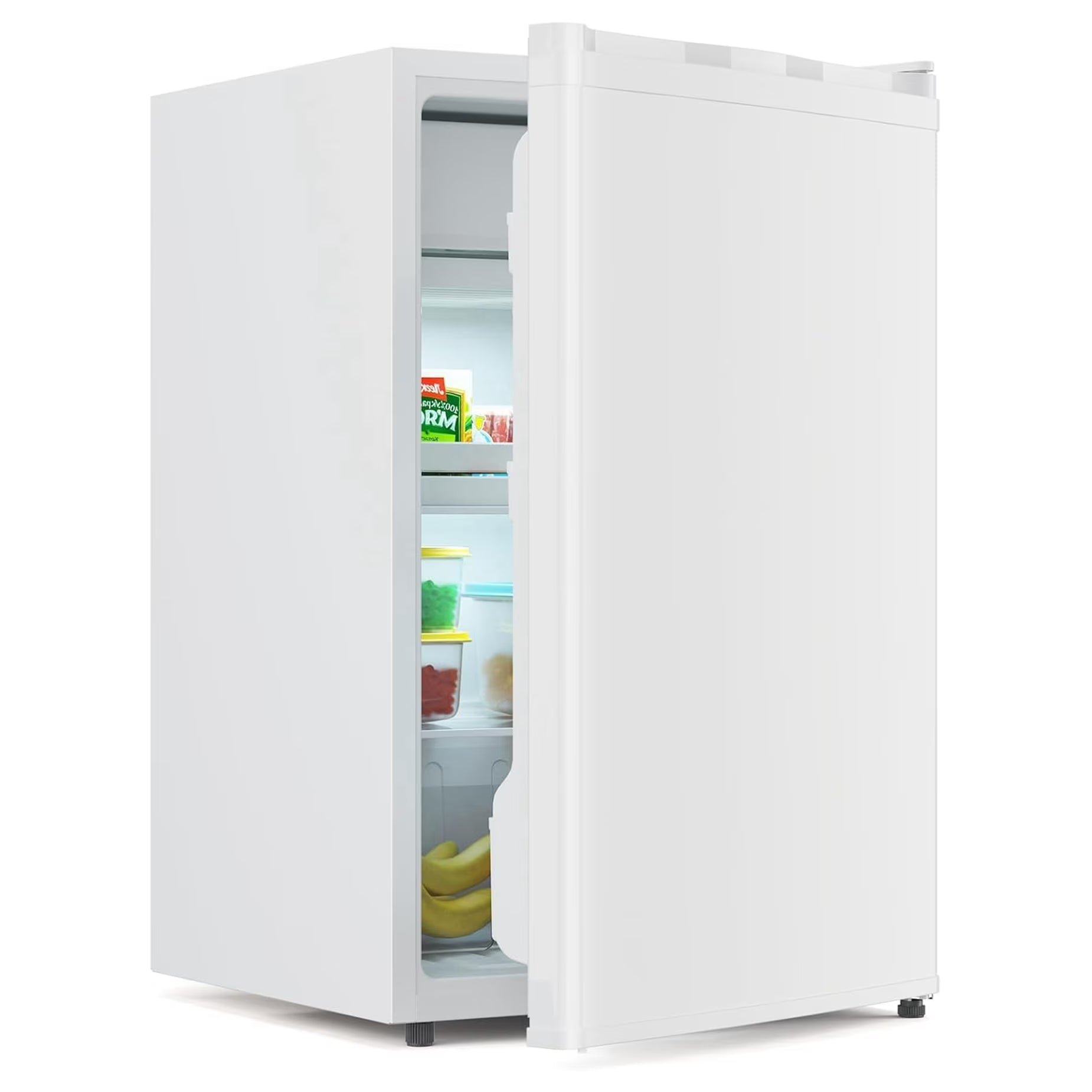 Adoolla 4.3 Cu.Ft. Single Door Mini Refrigerator with Top Freezer and 7 Adjustable Temperature Settings