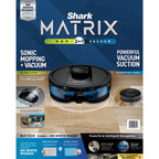 Shark? Matrix 2-in-1 Robot Vacuum & Mop with No Spots Missed on Carpets & Hard Floors, Home Mapping, RV2400WD