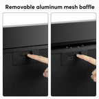 Tylza 30" 600 CFM Stainless Steel Kitchen Under Cabinet Range Hood with 2 x 2W LED Lights and 2 Replacement Charcoal Filter