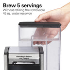 Hamilton Beach FlexBrew Advanced 4-in-1 Coffee Maker, Removable 45 oz. Water Reservoir, 49925