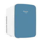 Cooluli Infinity Black 15 Liter Compact Portable Cooler Warmer Mini Fridge for Bedroom, Office, Dorm, Car - Great for Skincare & Cosmetics (110-240V/12V)