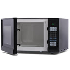Commercial Chef 0.9 cu ft Counter Top Microwave, Black