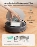 Lefant Robot Vacuum Cleaner with 4500Pa Suction, PSD Obstacle Avoidance, APP/Remote/Voice Control,Ideal for Pet hair, M310