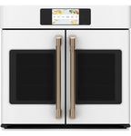 Cafe 30'' 5.0 cu ft Electric Single Wall Oven in Matte White