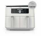 Ninja Foodi 6-in-1, 8 Quart 2-Basket Air Fryer with DualZone Technology -White